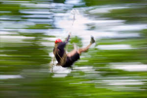 Fear on the Zip Line